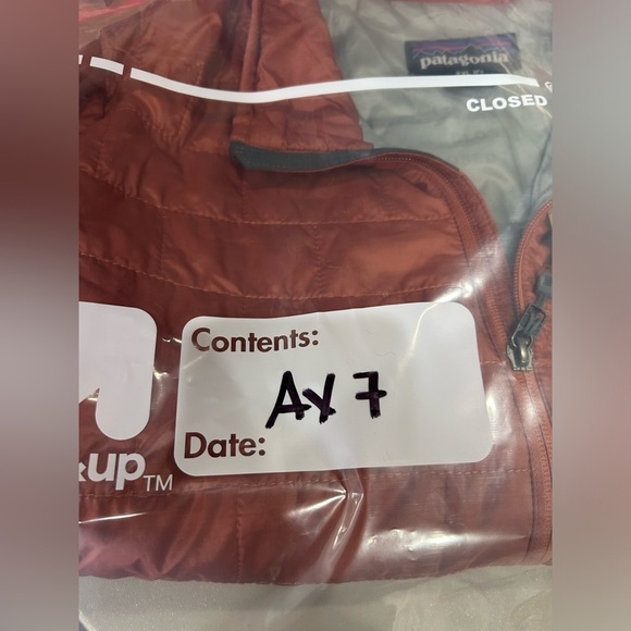 Patagonia Women’s XXL Nano Puff Jacket Burl Red Orange NWT Puffer Puffy - Picture 8 of 8